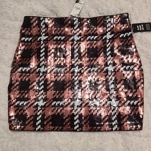 Express stretch sparkle skirt